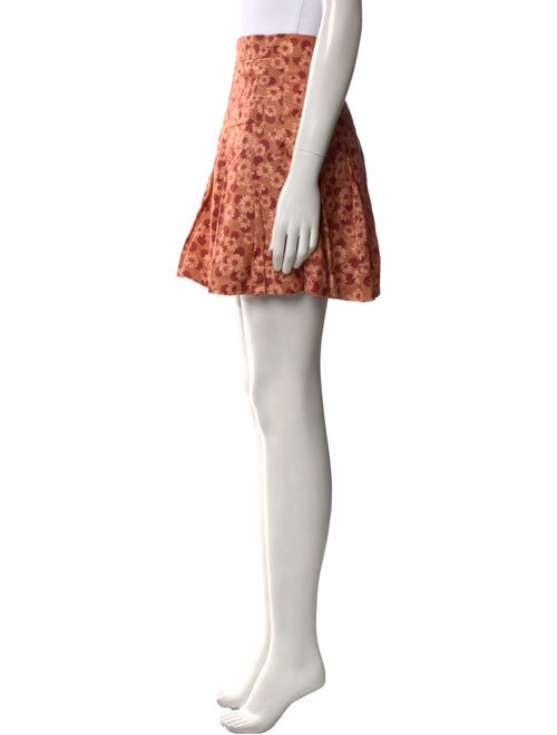 Sandro Printed Mini Shorts