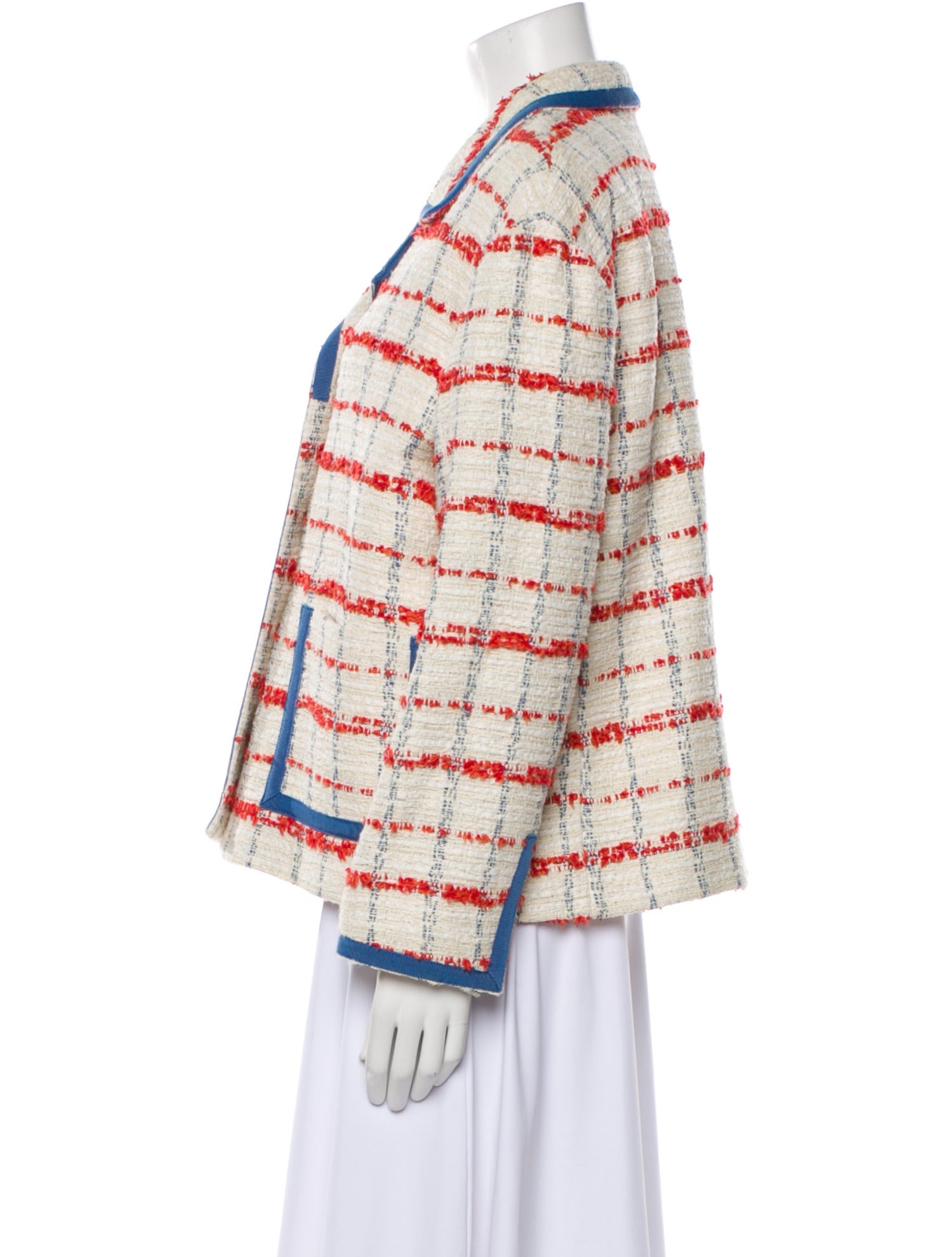 Sandro Plaid Print Jacket