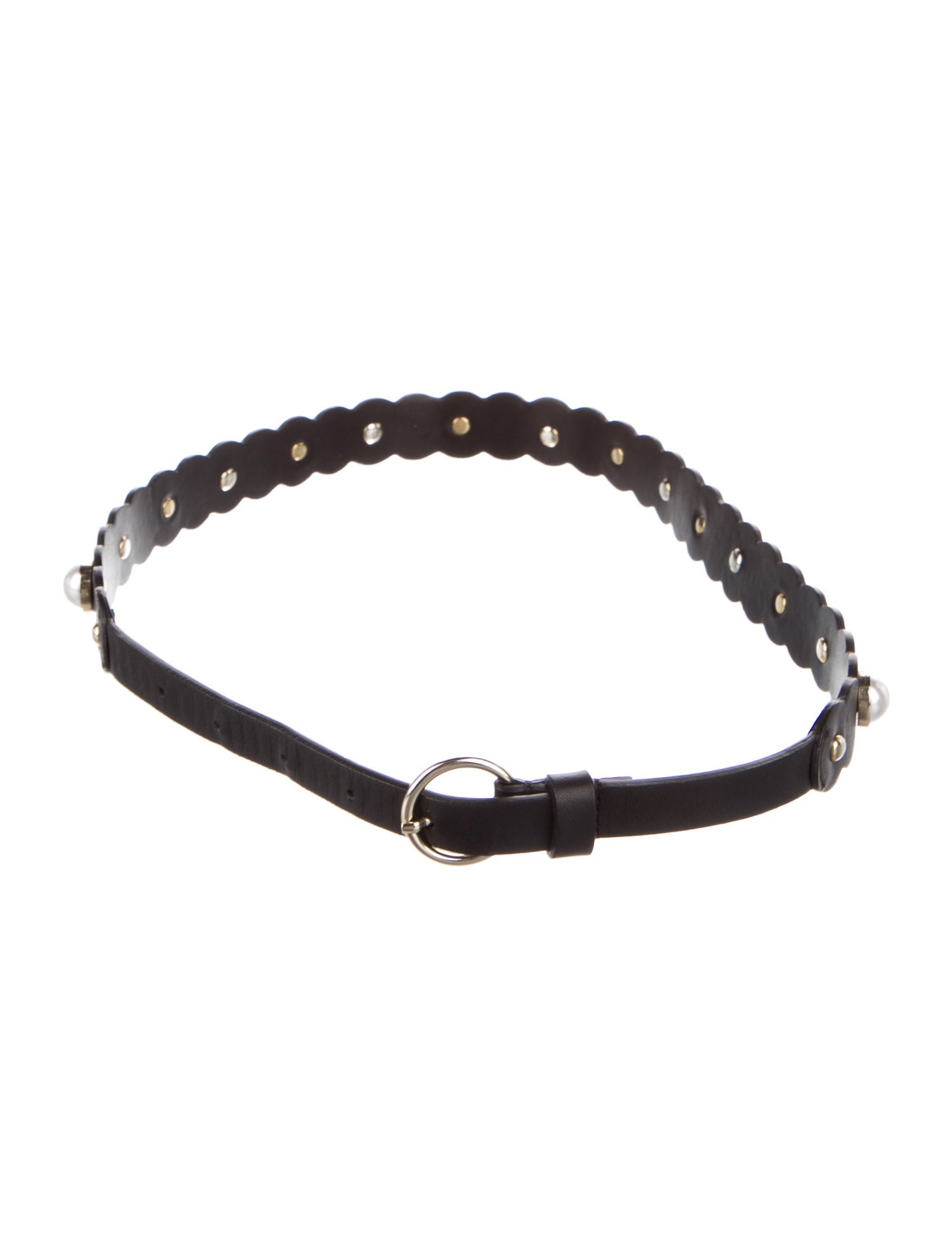 Sandro Skinny Leather Waist Belt