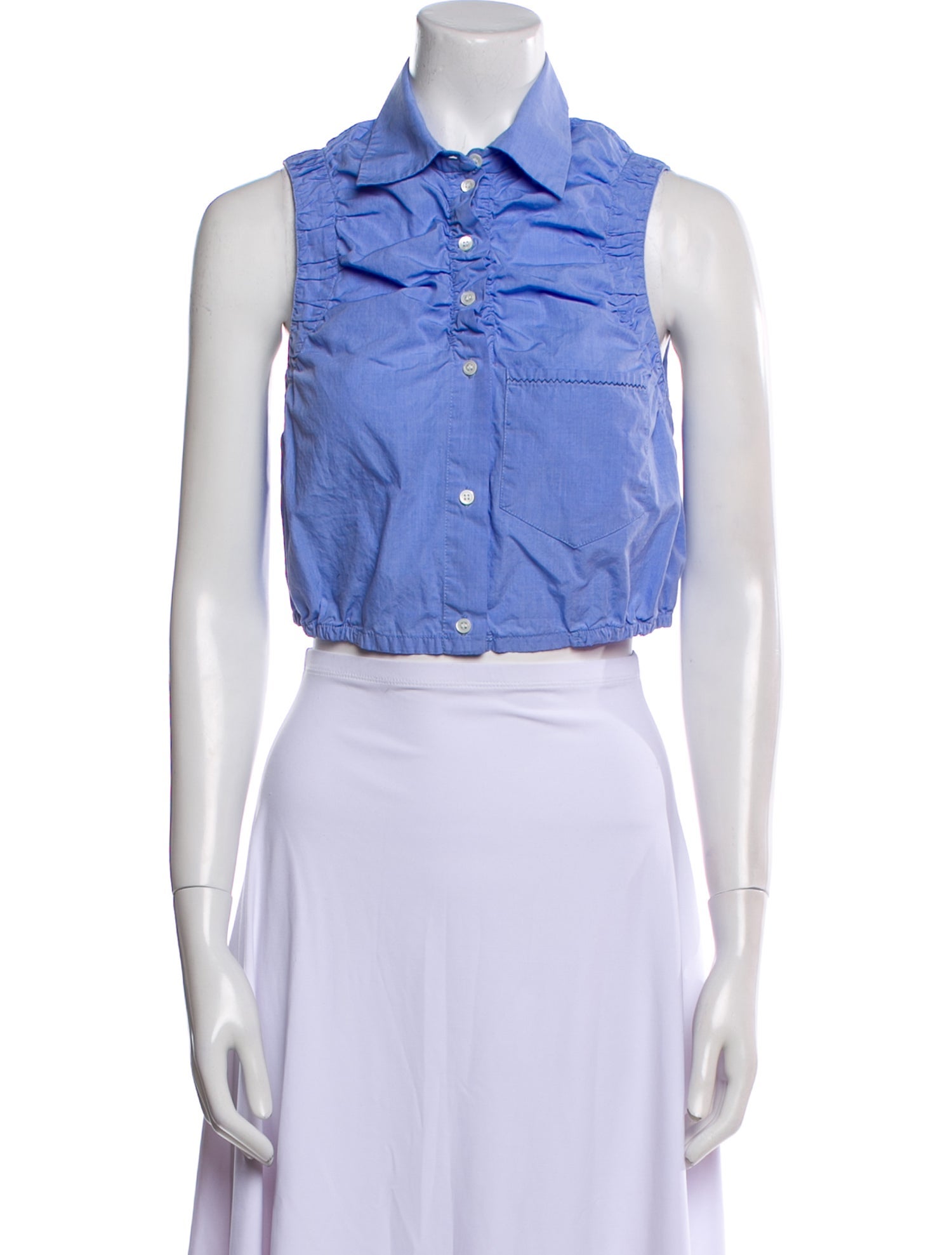 Sandro Sleeveless Crop Top