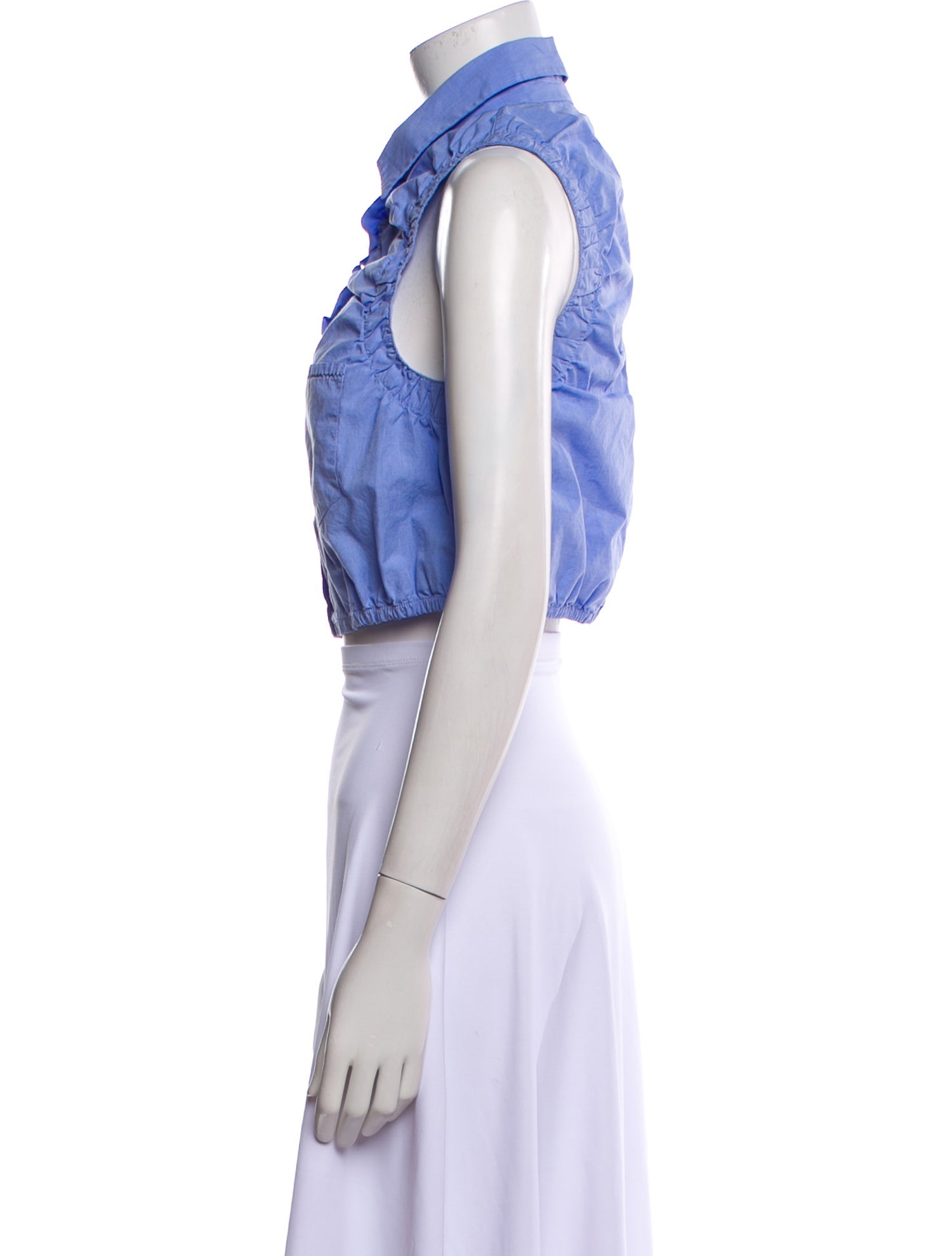 Sandro Sleeveless Crop Top