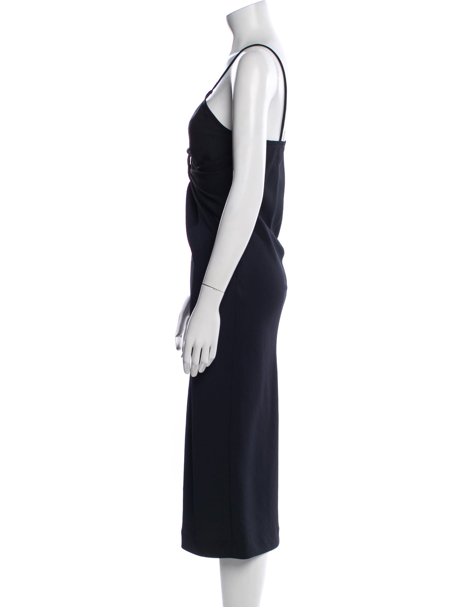 Sandro V-Neck Long Dress