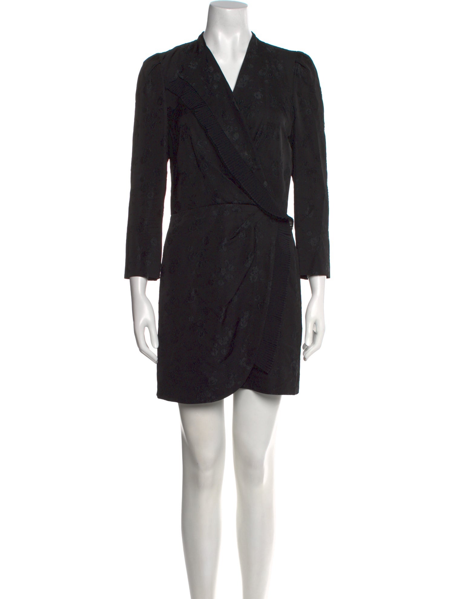 Sandro V-Neck Mini Dress