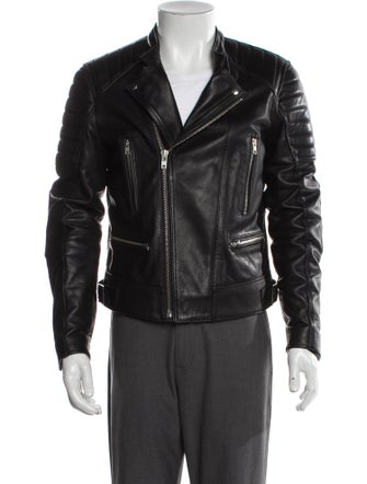 Sandro Calfskin Moto Jacket