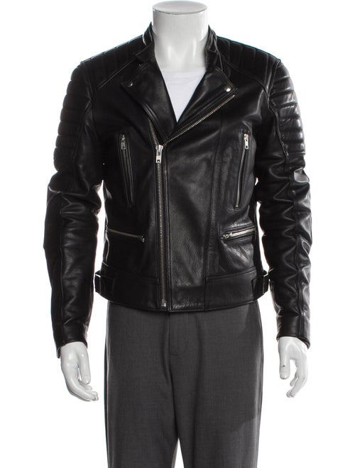 Sandro Calfskin Moto Jacket