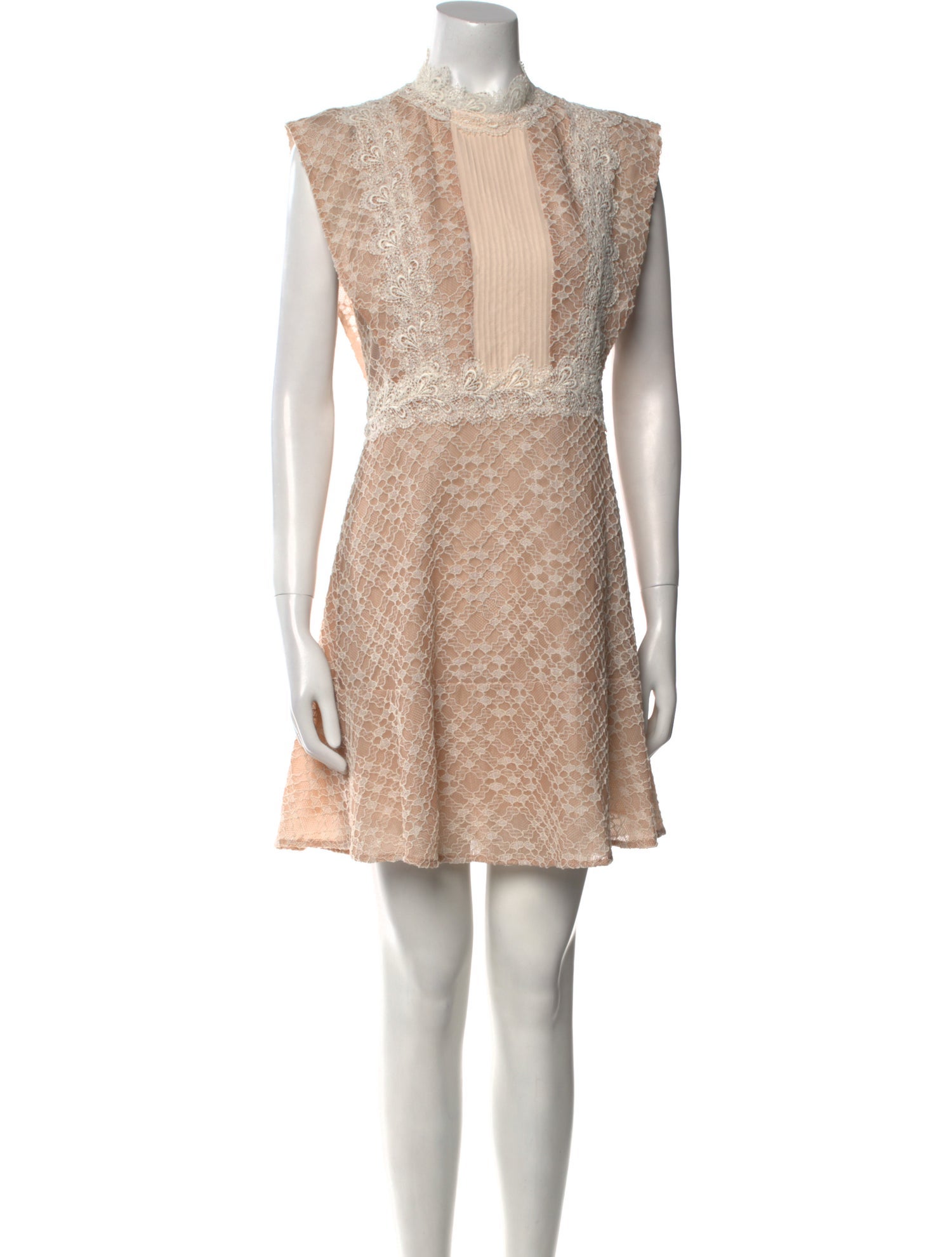 Sandro Crew Neck Mini Dress