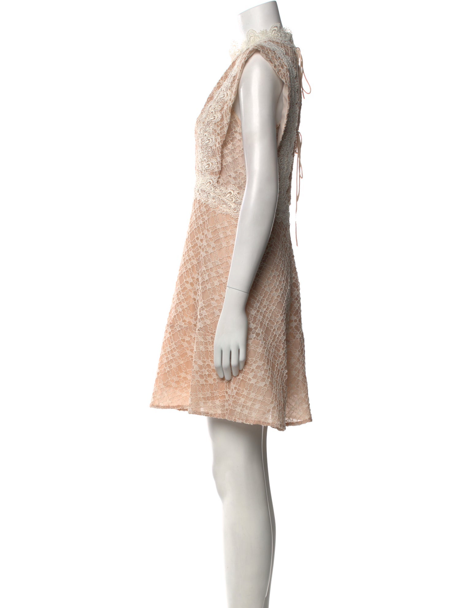 Sandro Crew Neck Mini Dress