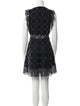 Sandro Lace Pattern Mini Dress