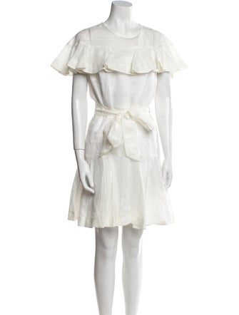 Sandro Linen Mini Dress