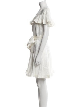 Sandro Linen Mini Dress