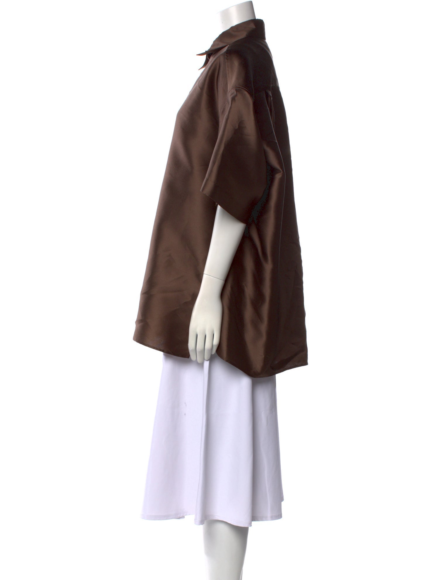 Sandro Short Sleeve Button-Up Top