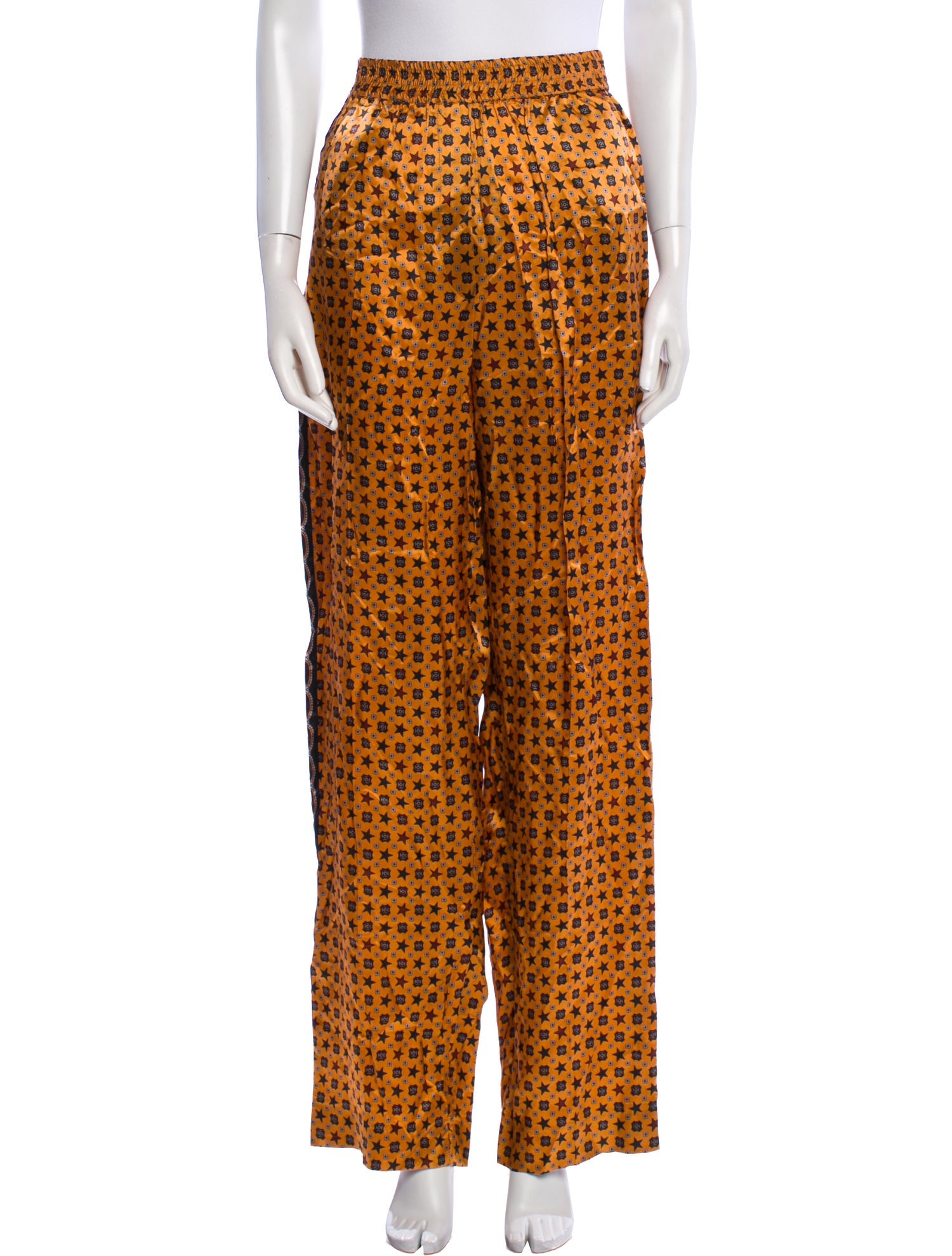 Sandro Printed Straight Leg Pants w/ Tags