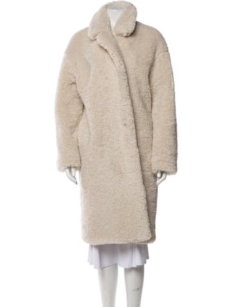 Sandro Faux Fur Faux Fur Coat