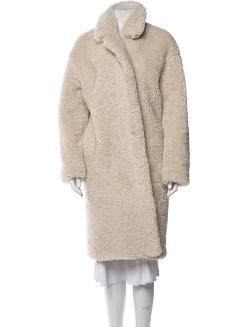 Sandro Faux Fur Faux Fur Coat