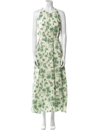 Sandro Linen Long Dress