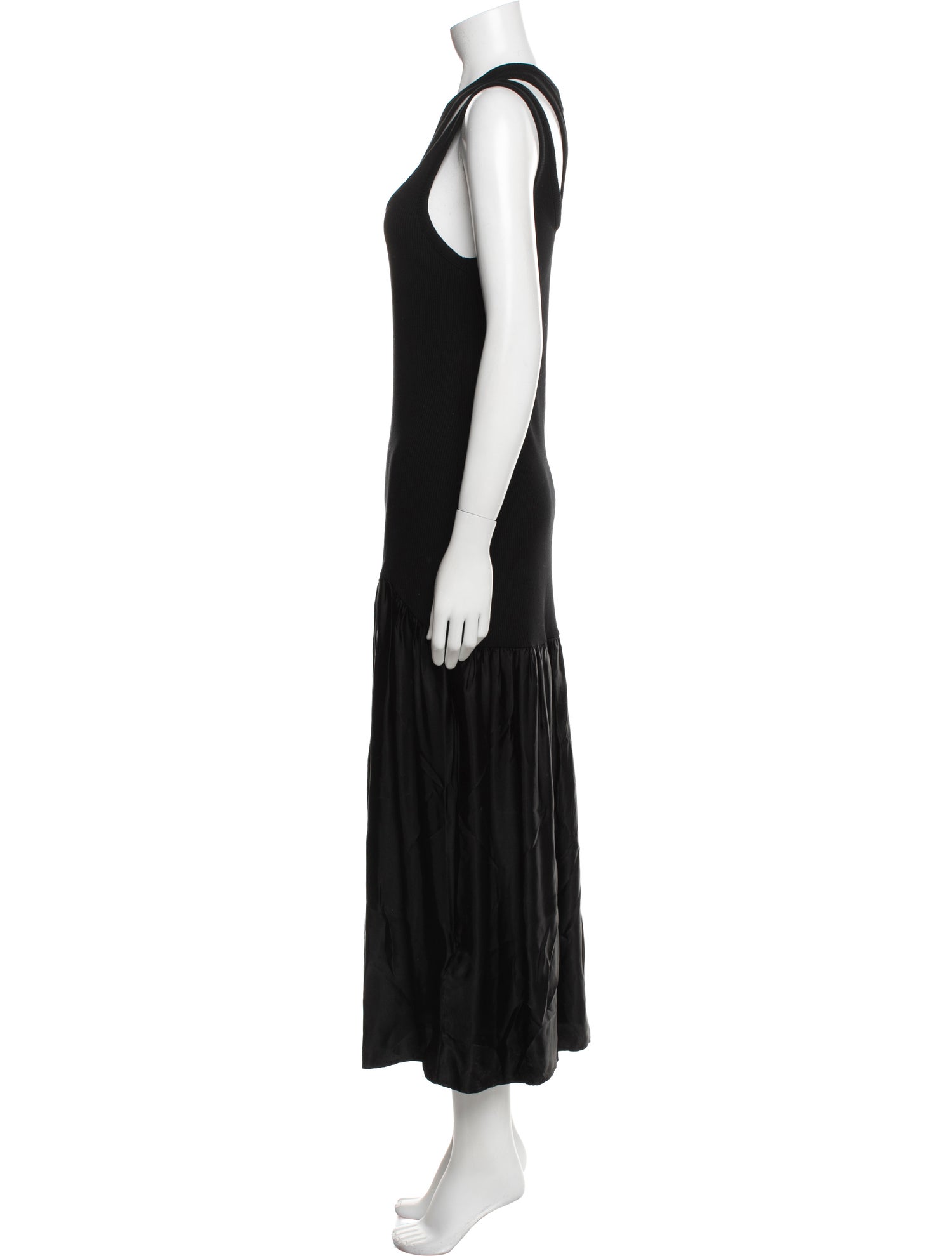 Sandro Scoop Neck Knee-Length Dress