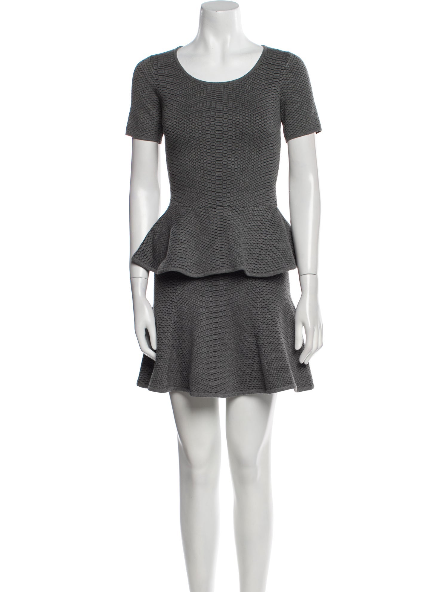 Sandro Printed Ruffle Embellishment Skirt Set