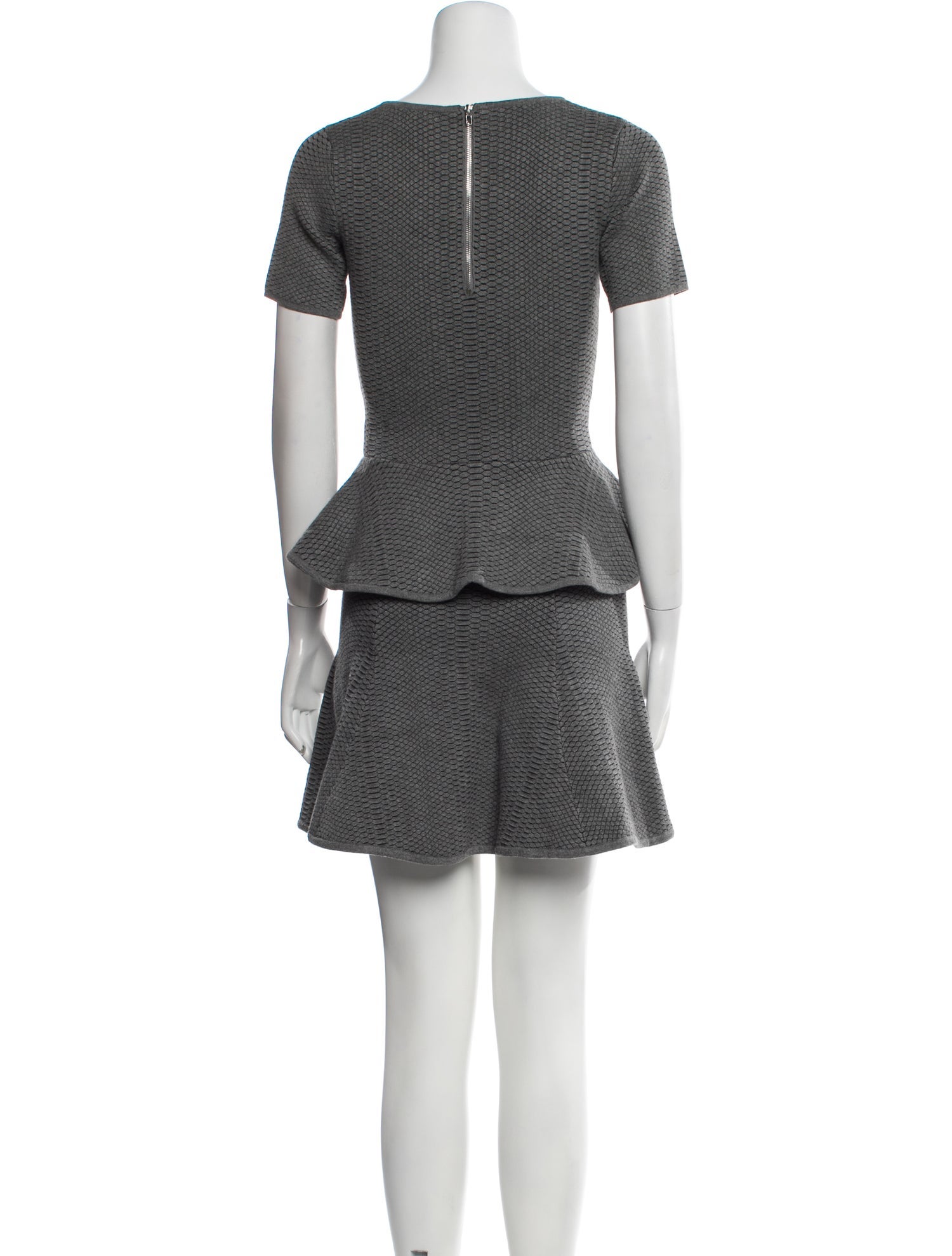 Sandro Printed Ruffle Embellishment Skirt Set