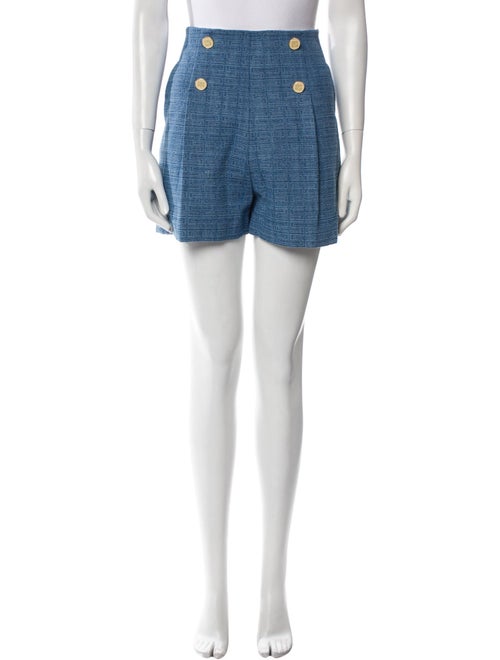 Sandro Printed Mini Shorts