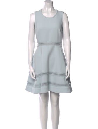 Sandro Scoop Neck Mini Dress