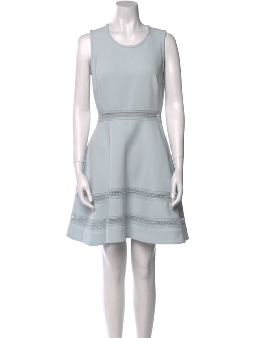 Sandro Scoop Neck Mini Dress