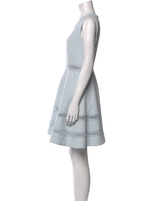 Sandro Scoop Neck Mini Dress