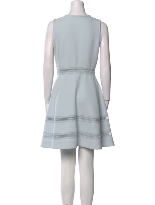 Sandro Scoop Neck Mini Dress