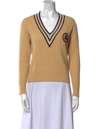 Sandro Wool V-Neck Sweater