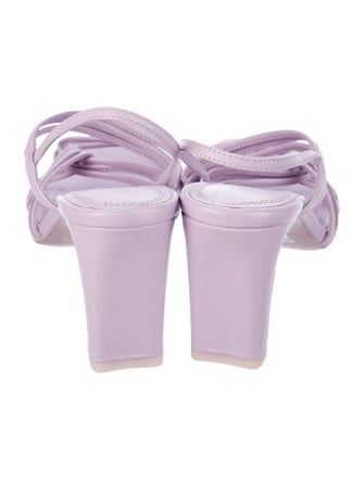 Sandro Leather Slides