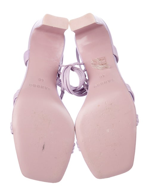 Sandro Leather Slides