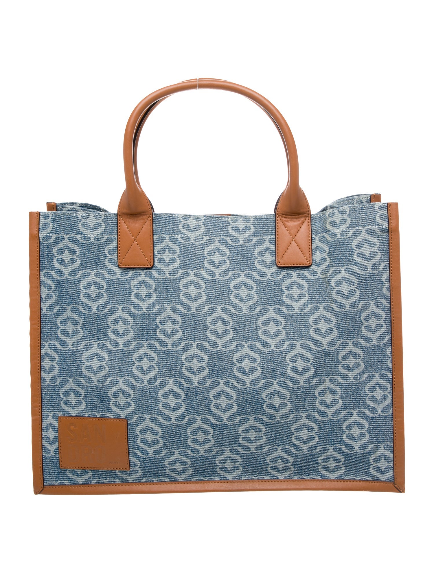 Sandro Denim Shoulder Bag