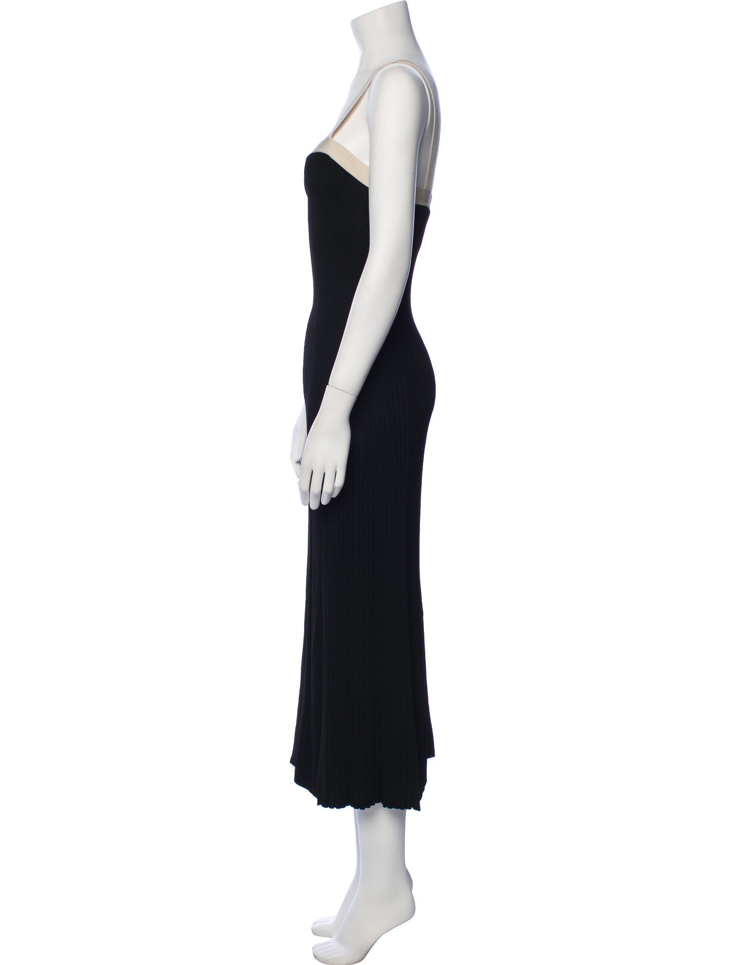 Sandro Square Neckline Long Dress