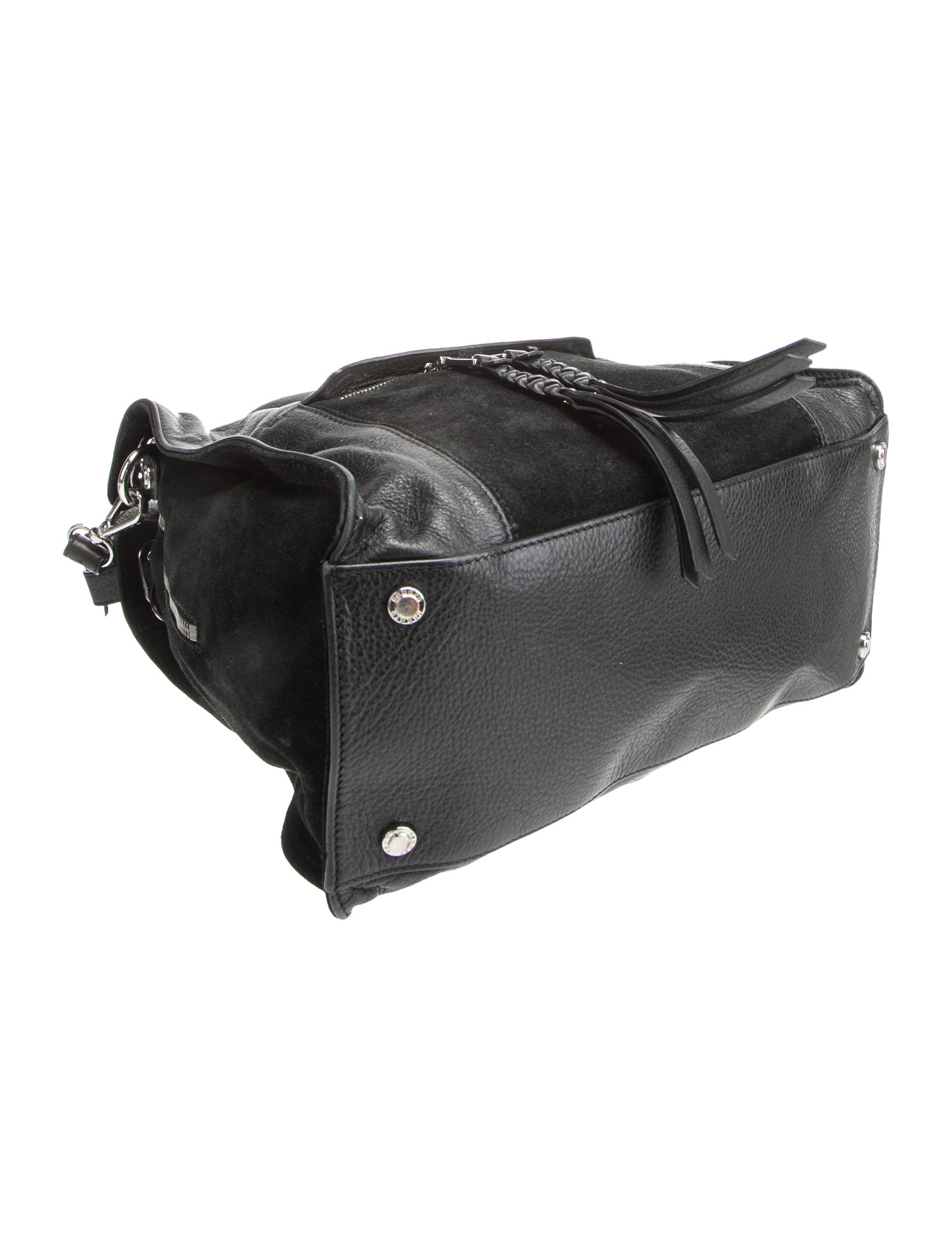 Sandro Leather Top Handle Bag