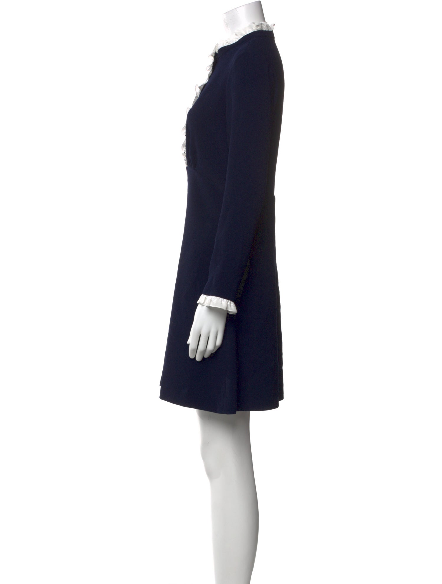 Sandro Mock Neck Mini Dress