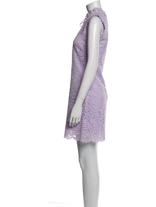 Sandro Lace Pattern Mini Dress