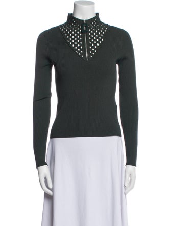 Sandro Mock Neck Sweater