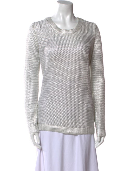 Sandro Crew Neck Long Sleeve Sweatshirt