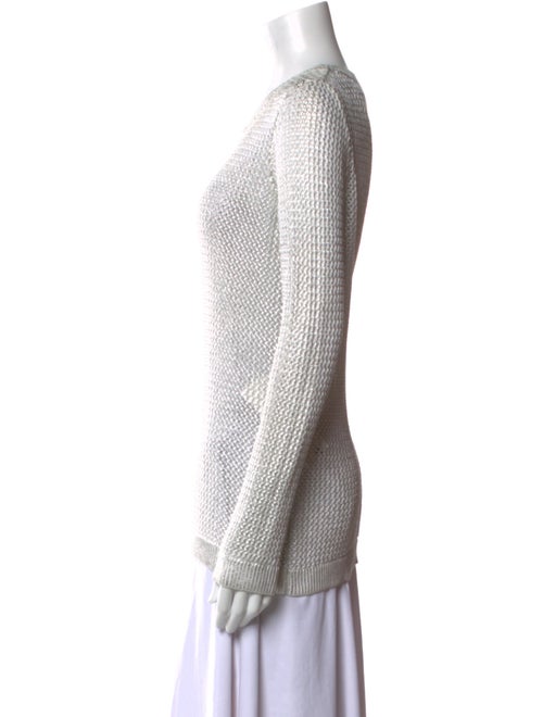 Sandro Crew Neck Long Sleeve Sweatshirt