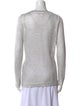Sandro Crew Neck Long Sleeve Sweatshirt