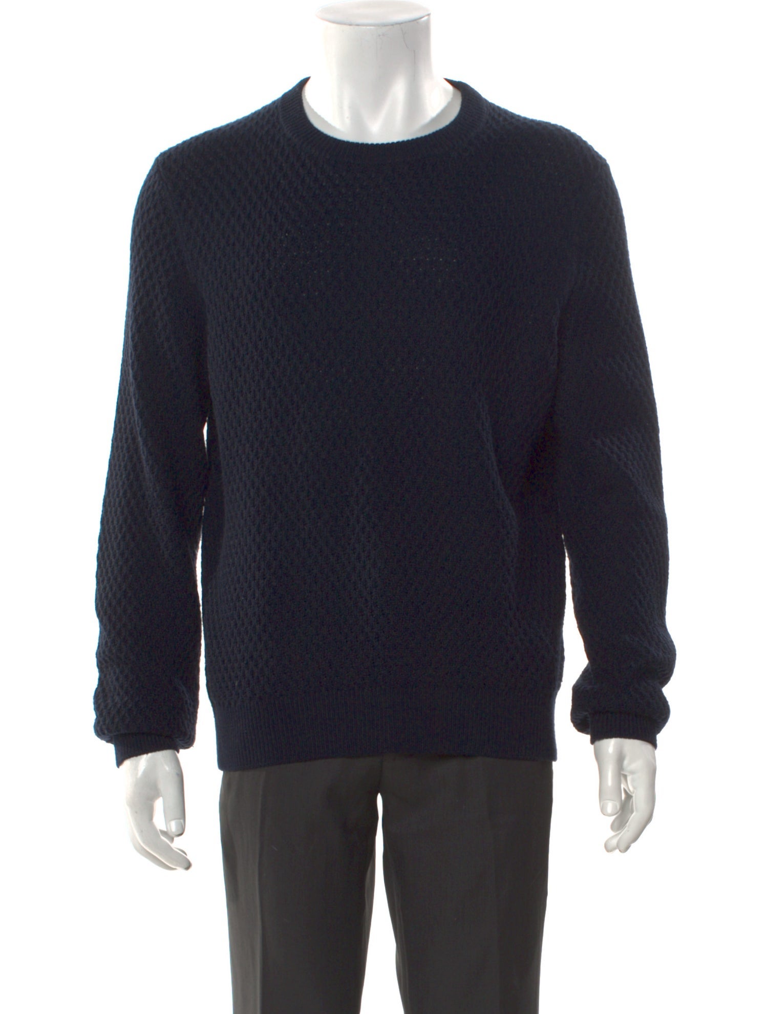 Sandro Virgin Wool Crew Neck Pullover