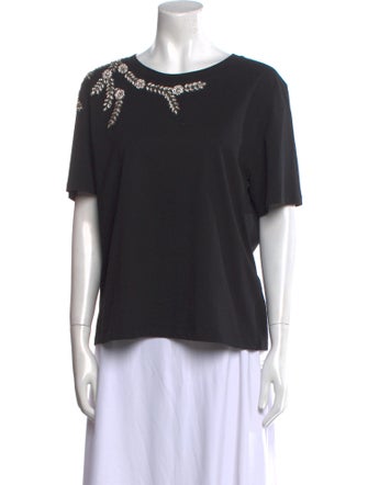 Sandro Scoop Neck Short Sleeve T-Shirt