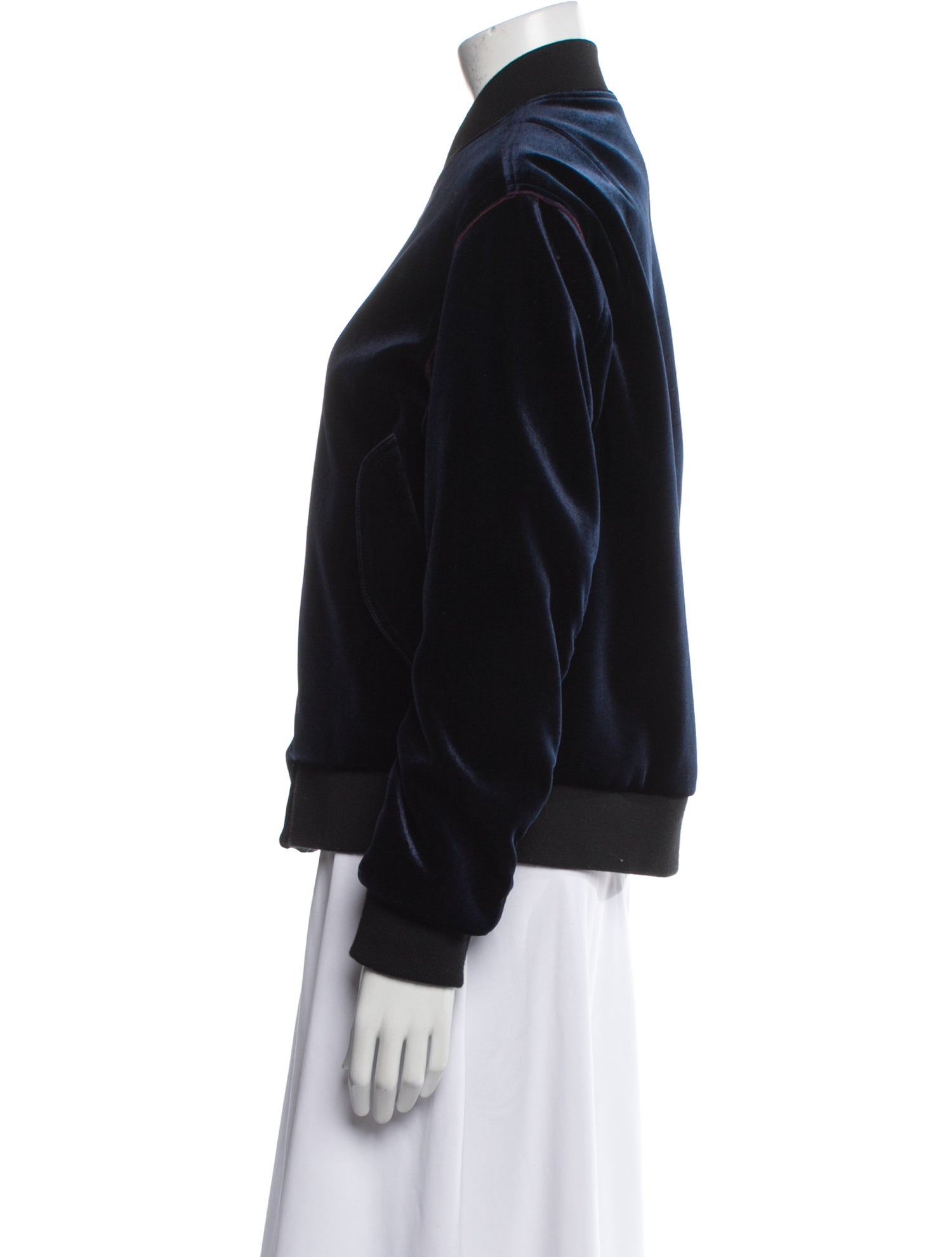 Sandro Suede Bomber Jacket