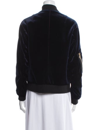 Sandro Suede Bomber Jacket