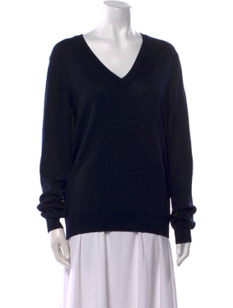 Sandro Merino Wool V-Neck Sweater