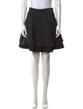 Sandro Pleated Accents Mini Skirt