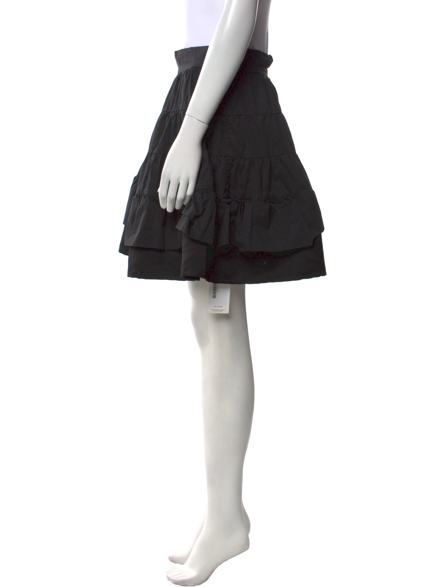 Sandro Pleated Accents Mini Skirt