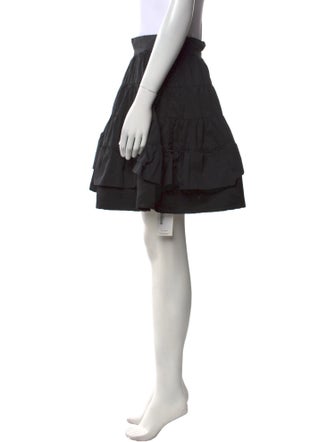 Sandro Pleated Accents Mini Skirt