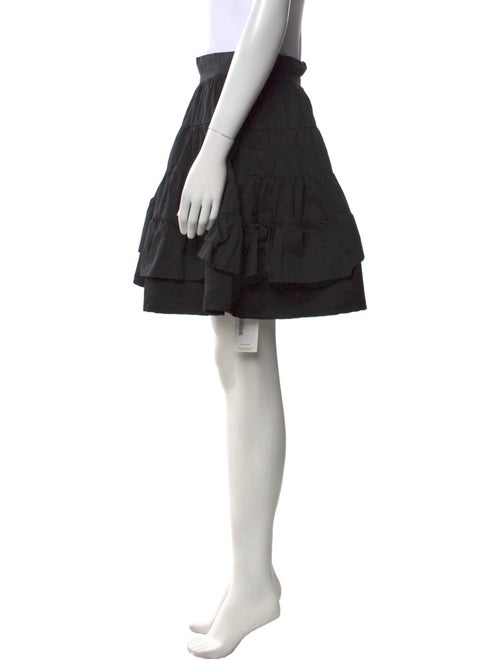 Sandro Pleated Accents Mini Skirt