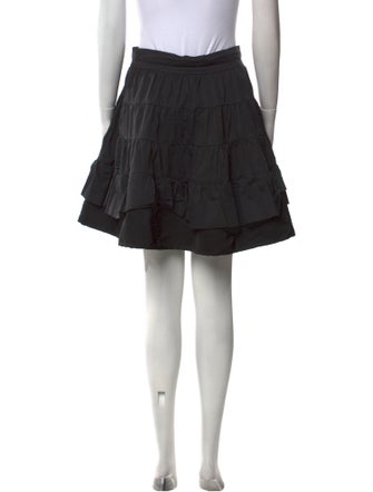 Sandro Pleated Accents Mini Skirt