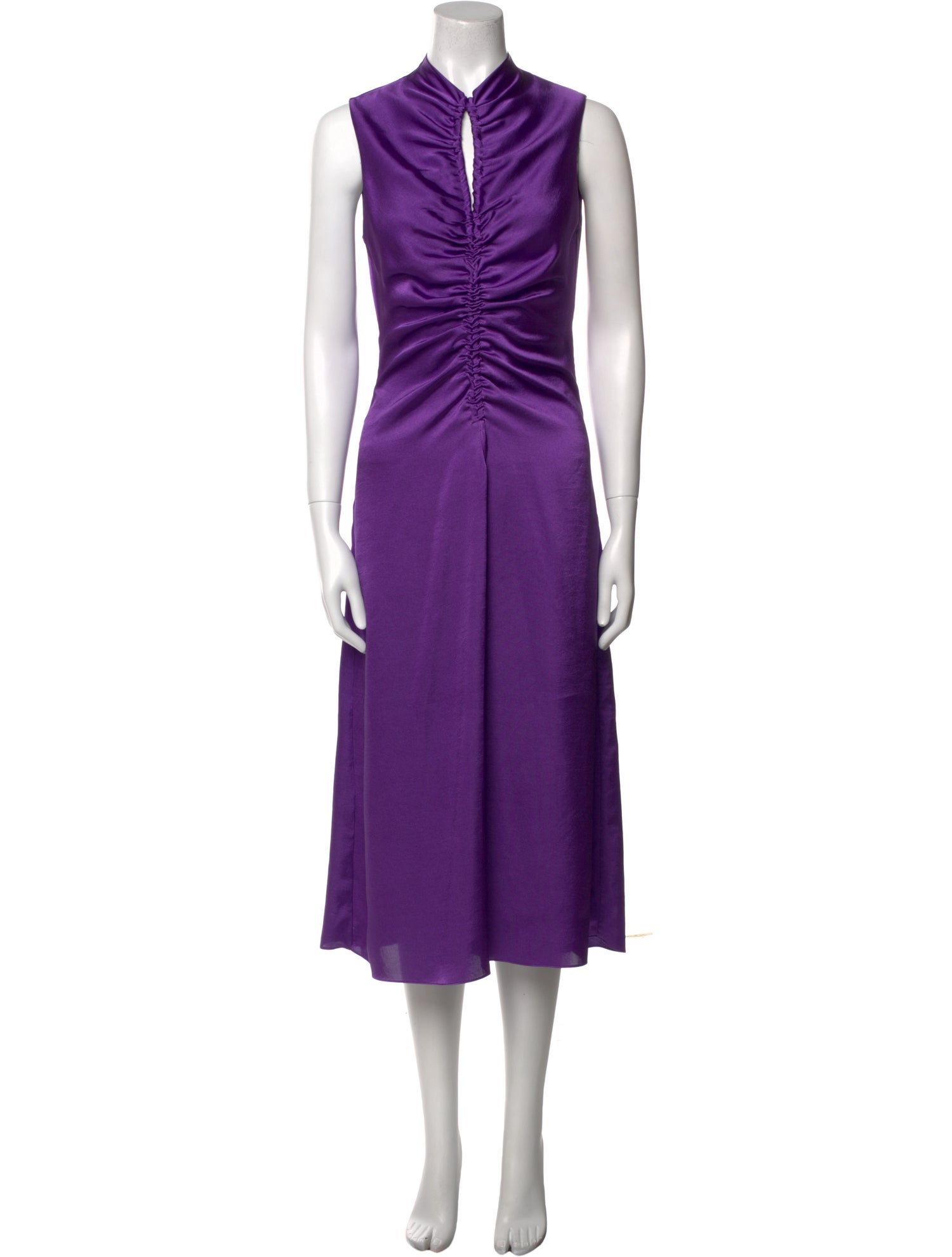 Sandro Mock Neck Long Dress